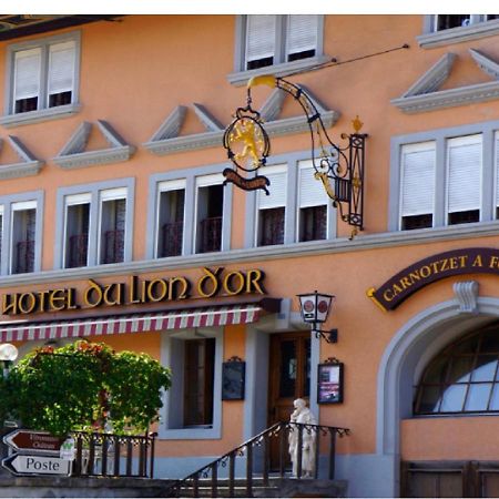 Hotel Lion D'Or Romont Buitenkant foto